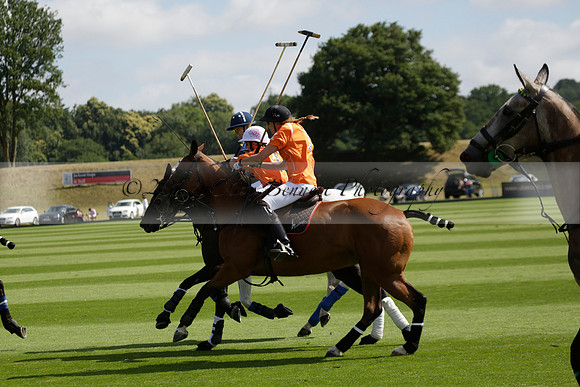 Cowdray Vikings v Los Hamblinos in the Bloom British Ladies Open Championship polo match 2013.07.20