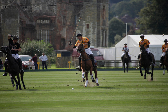 Montana v Maiz Dulce in the Uber 12 goal Final polo match played on Lawns 1 at Cowdray Park Polo Club on Sunday 26 August 2012