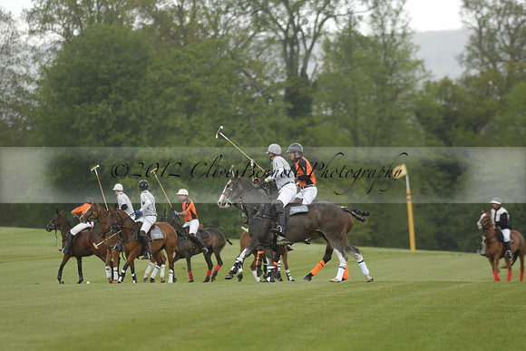 Four Quarters Orange v Ferne Park  in a Dollar Cup Polo match 2013.05.13