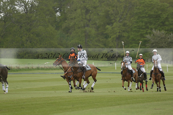 Four Quarters Orange v Ferne Park  in a Dollar Cup Polo match 2013.05.13