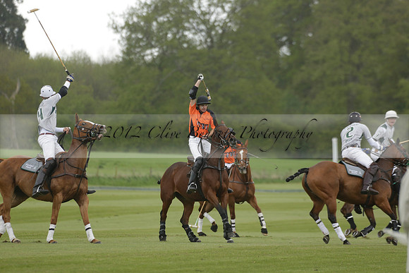 Four Quarters Orange v Ferne Park  in a Dollar Cup Polo match 2013.05.13