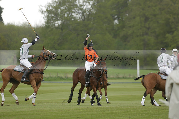 Four Quarters Orange v Ferne Park  in a Dollar Cup Polo match 2013.05.13