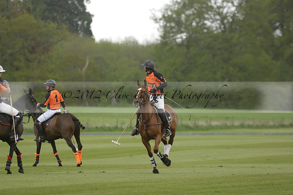 Four Quarters Orange v Ferne Park  in a Dollar Cup Polo match 2013.05.13