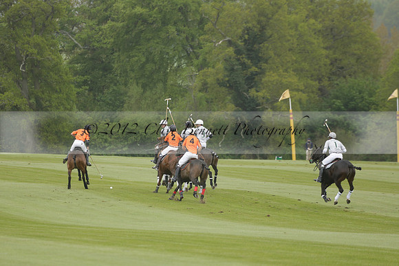 Four Quarters Orange v Ferne Park  in a Dollar Cup Polo match 2013.05.13