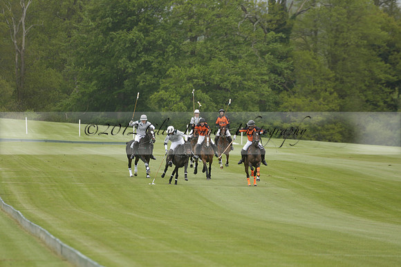 Four Quarters Orange v Ferne Park  in a Dollar Cup Polo match 2013.05.13