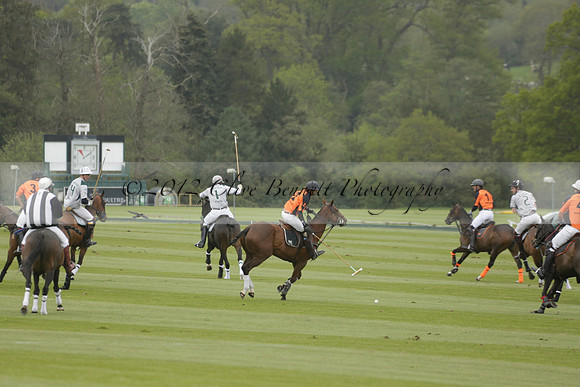 Four Quarters Orange v Ferne Park  in a Dollar Cup Polo match 2013.05.13