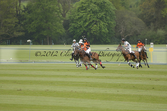 Four Quarters Orange v Ferne Park  in a Dollar Cup Polo match 2013.05.13