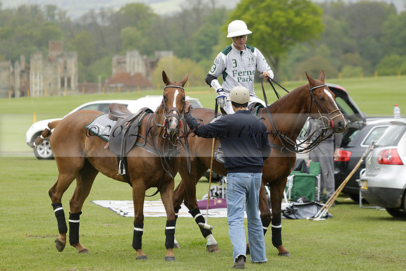 Four Quarters Orange v Ferne Park  in a Dollar Cup Polo match 2013.05.13