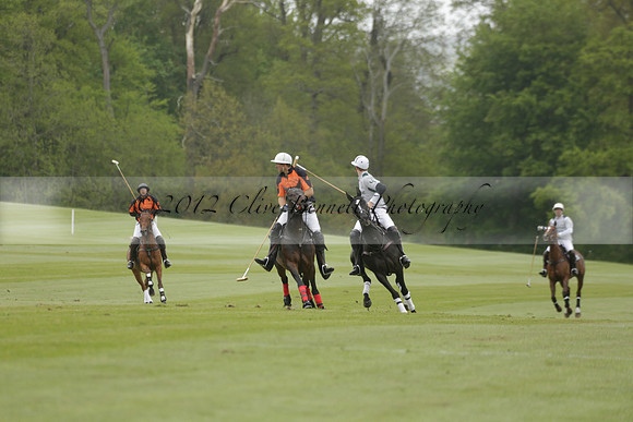 Four Quarters Orange v Ferne Park  in a Dollar Cup Polo match 2013.05.13