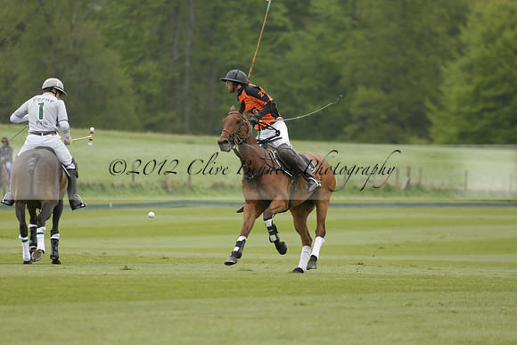Four Quarters Orange v Ferne Park  in a Dollar Cup Polo match 2013.05.13