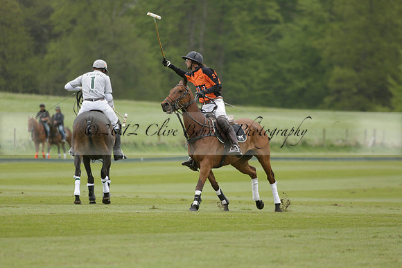 Four Quarters Orange v Ferne Park  in a Dollar Cup Polo match 2013.05.13