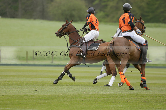 Four Quarters Orange v Ferne Park  in a Dollar Cup Polo match 2013.05.13