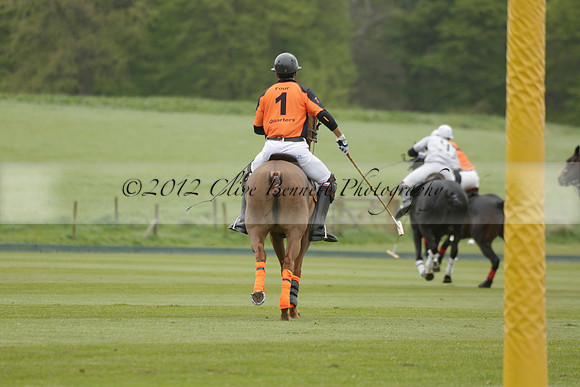 Four Quarters Orange v Ferne Park  in a Dollar Cup Polo match 2013.05.13