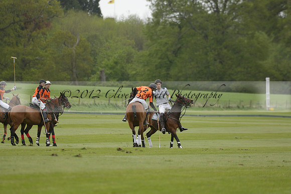Four Quarters Orange v Ferne Park  in a Dollar Cup Polo match 2013.05.13