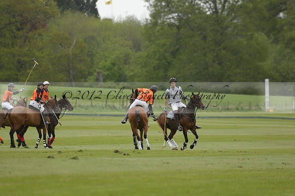 Four Quarters Orange v Ferne Park  in a Dollar Cup Polo match 2013.05.13