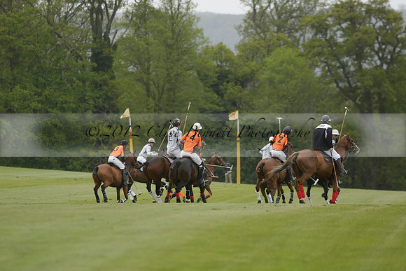 Four Quarters Orange v Ferne Park  in a Dollar Cup Polo match 2013.05.13