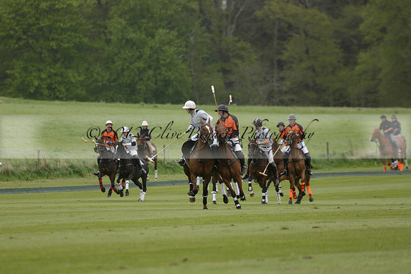Four Quarters Orange v Ferne Park  in a Dollar Cup Polo match 2013.05.13