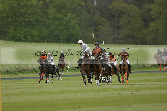 Four Quarters Orange v Ferne Park  in a Dollar Cup Polo match 2013.05.13