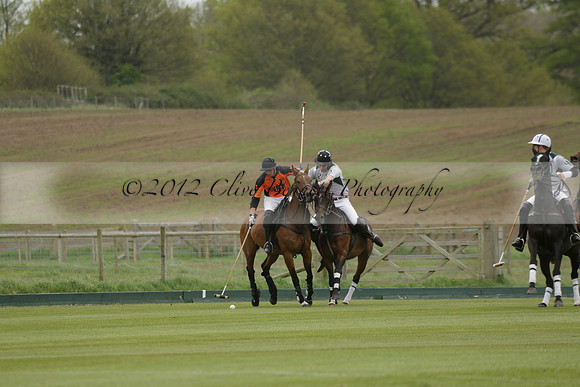 Four Quarters Orange v Ferne Park  in a Dollar Cup Polo match 2013.05.13