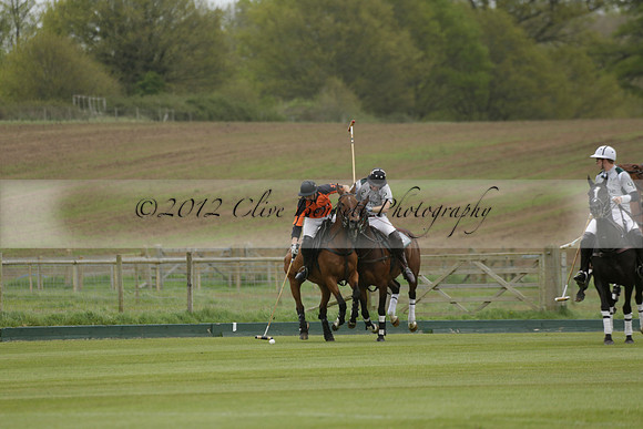Four Quarters Orange v Ferne Park  in a Dollar Cup Polo match 2013.05.13