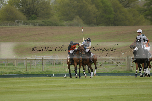 Four Quarters Orange v Ferne Park  in a Dollar Cup Polo match 2013.05.13