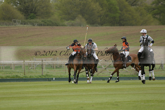 Four Quarters Orange v Ferne Park  in a Dollar Cup Polo match 2013.05.13