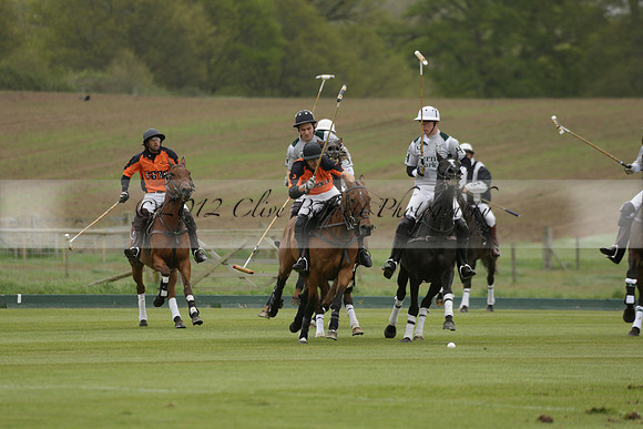 Four Quarters Orange v Ferne Park  in a Dollar Cup Polo match 2013.05.13