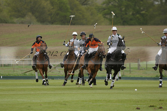 Four Quarters Orange v Ferne Park  in a Dollar Cup Polo match 2013.05.13