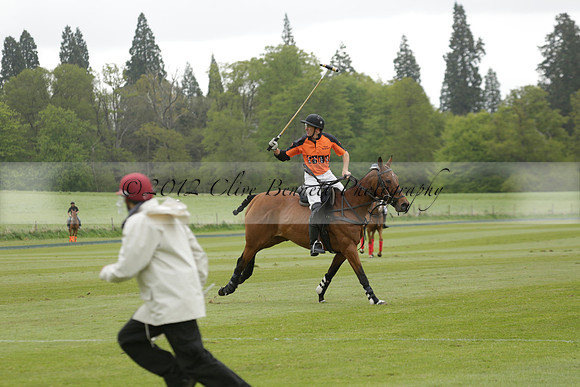 Four Quarters Orange v Ferne Park  in a Dollar Cup Polo match 2013.05.13