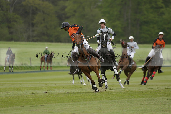 Four Quarters Orange v Ferne Park  in a Dollar Cup Polo match 2013.05.13
