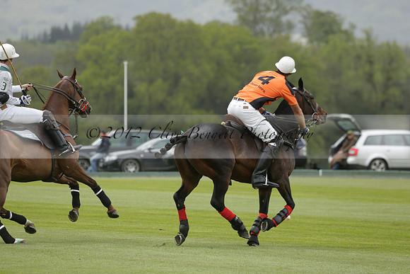 Four Quarters Orange v Ferne Park  in a Dollar Cup Polo match 2013.05.13