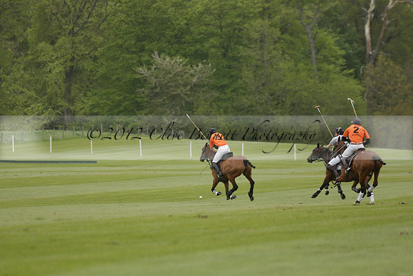 Four Quarters Orange v Ferne Park  in a Dollar Cup Polo match 2013.05.13
