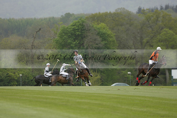 Four Quarters Orange v Ferne Park  in a Dollar Cup Polo match 2013.05.13