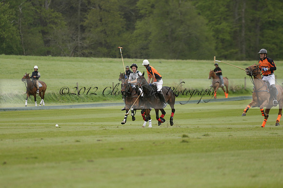 Four Quarters Orange v Ferne Park  in a Dollar Cup Polo match 2013.05.13