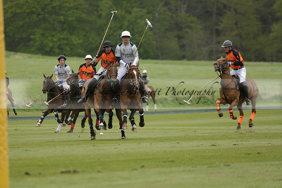 Four Quarters Orange v Ferne Park  in a Dollar Cup Polo match 2013.05.13