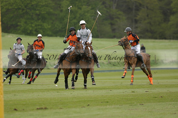 Four Quarters Orange v Ferne Park  in a Dollar Cup Polo match 2013.05.13