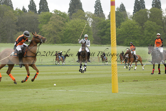 Four Quarters Orange v Ferne Park  in a Dollar Cup Polo match 2013.05.13