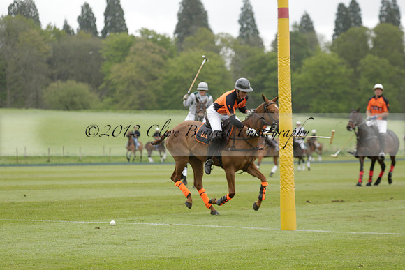 Four Quarters Orange v Ferne Park  in a Dollar Cup Polo match 2013.05.13