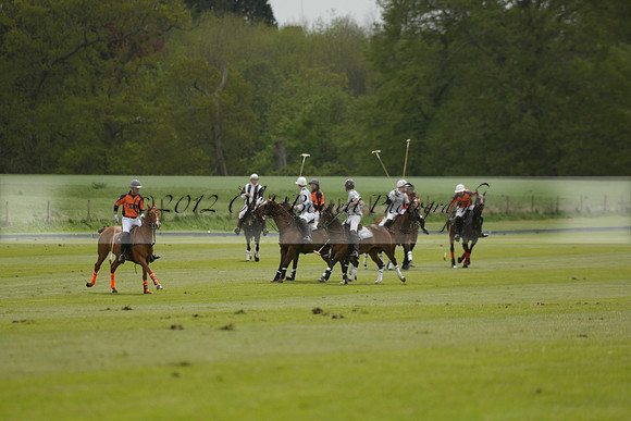 Four Quarters Orange v Ferne Park  in a Dollar Cup Polo match 2013.05.13