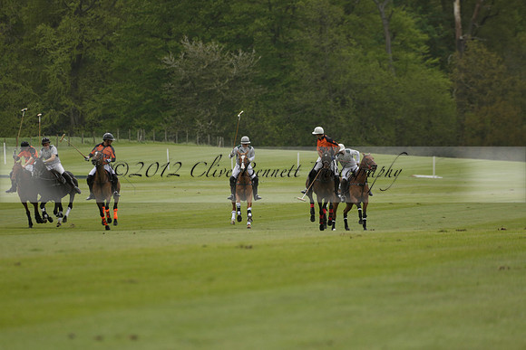 Four Quarters Orange v Ferne Park  in a Dollar Cup Polo match 2013.05.13