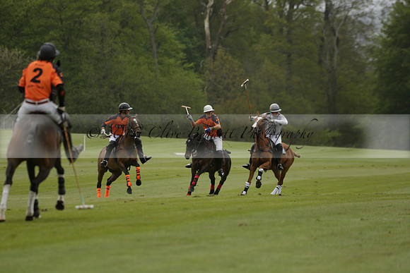 Four Quarters Orange v Ferne Park  in a Dollar Cup Polo match 2013.05.13