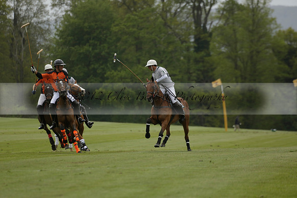 Four Quarters Orange v Ferne Park  in a Dollar Cup Polo match 2013.05.13