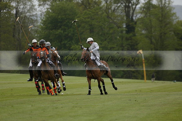 Four Quarters Orange v Ferne Park  in a Dollar Cup Polo match 2013.05.13