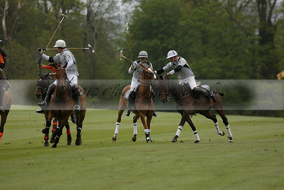 Four Quarters Orange v Ferne Park  in a Dollar Cup Polo match 2013.05.13