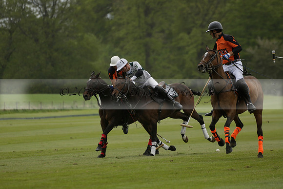 Four Quarters Orange v Ferne Park  in a Dollar Cup Polo match 2013.05.13