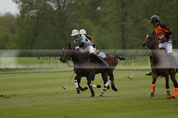 Four Quarters Orange v Ferne Park  in a Dollar Cup Polo match 2013.05.13