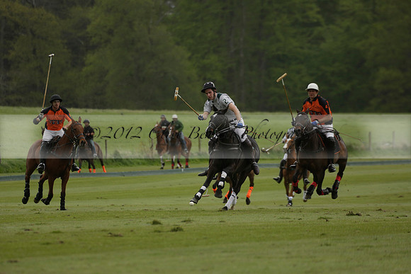 Four Quarters Orange v Ferne Park  in a Dollar Cup Polo match 2013.05.13