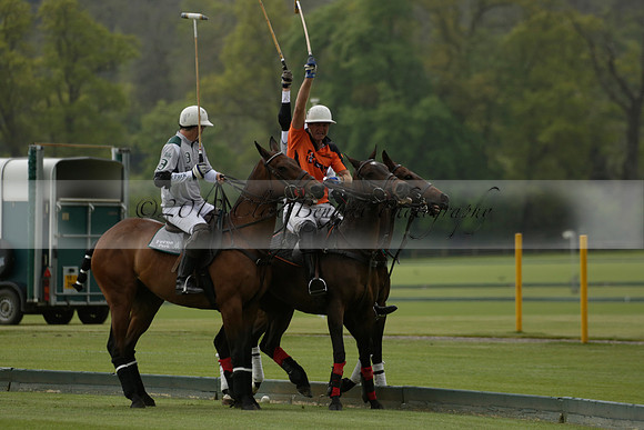 Four Quarters Orange v Ferne Park  in a Dollar Cup Polo match 2013.05.13