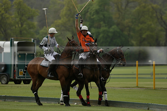 Four Quarters Orange v Ferne Park  in a Dollar Cup Polo match 2013.05.13