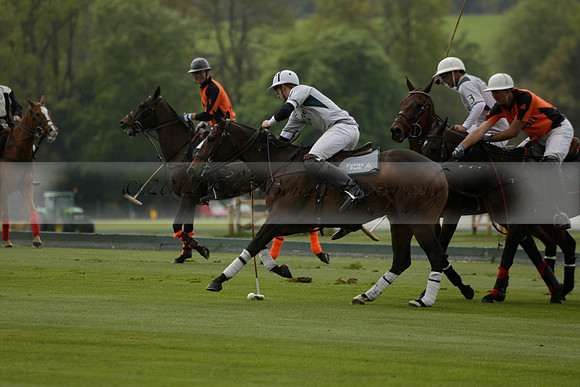 Four Quarters Orange v Ferne Park  in a Dollar Cup Polo match 2013.05.13